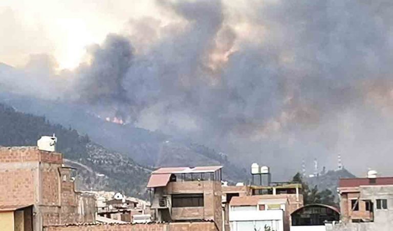Cusco: Reportan hasta ocho incendios forestales que arrasaron con 350 hectáreas naturales