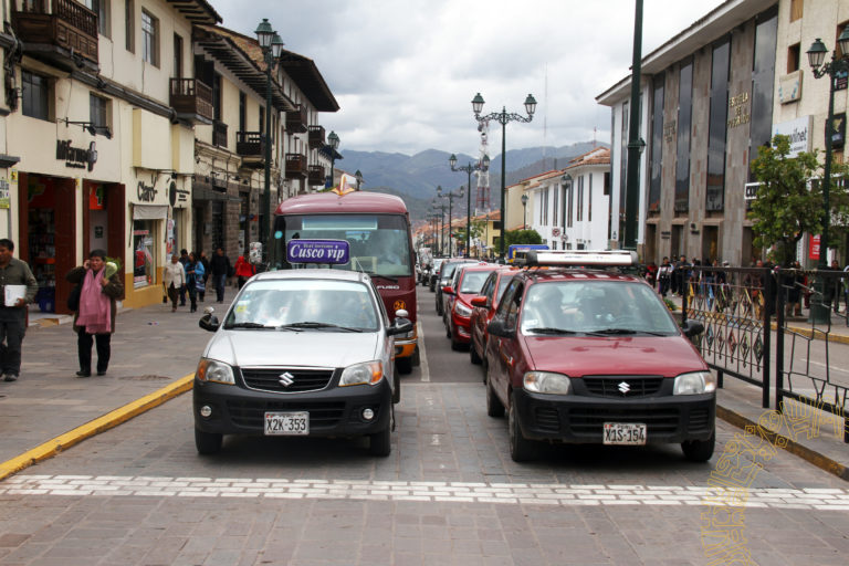 Taxistas no acataron el paro de transportistas en Cusco