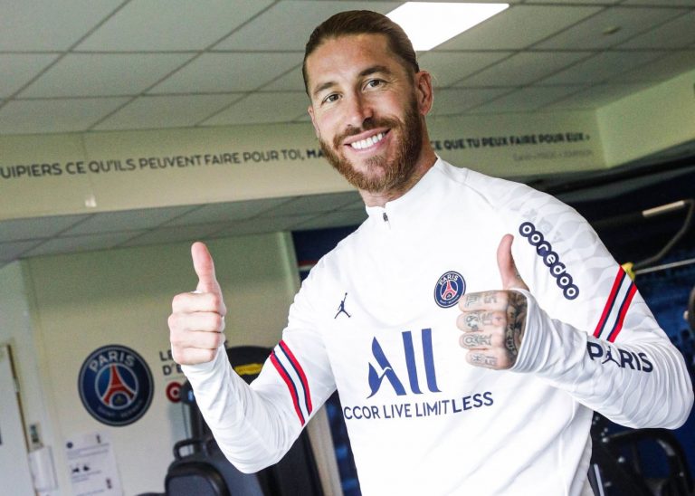 Sergio Ramos reanudará sus entrenamientos con el PSG la próxima semana