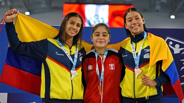 Segundo oro para el Perú: Ana Ricci se consagra como doble campeona sudamericana de clavados