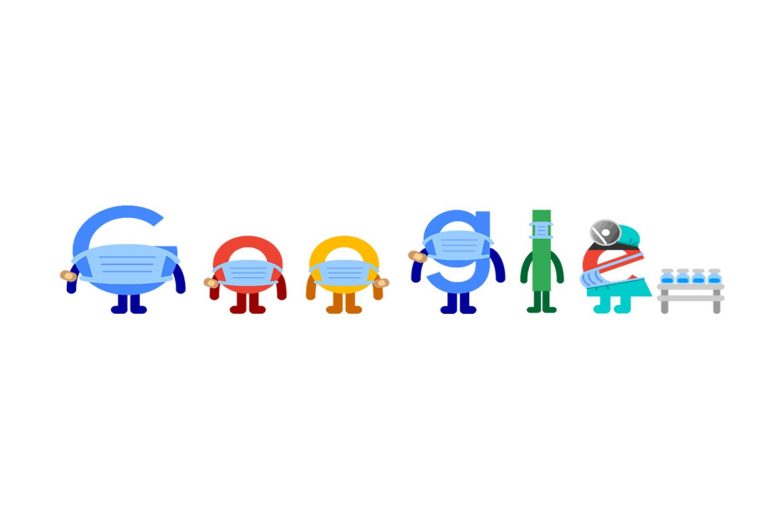 Google promueve vacunación contra covid-19 con doodle en su buscador