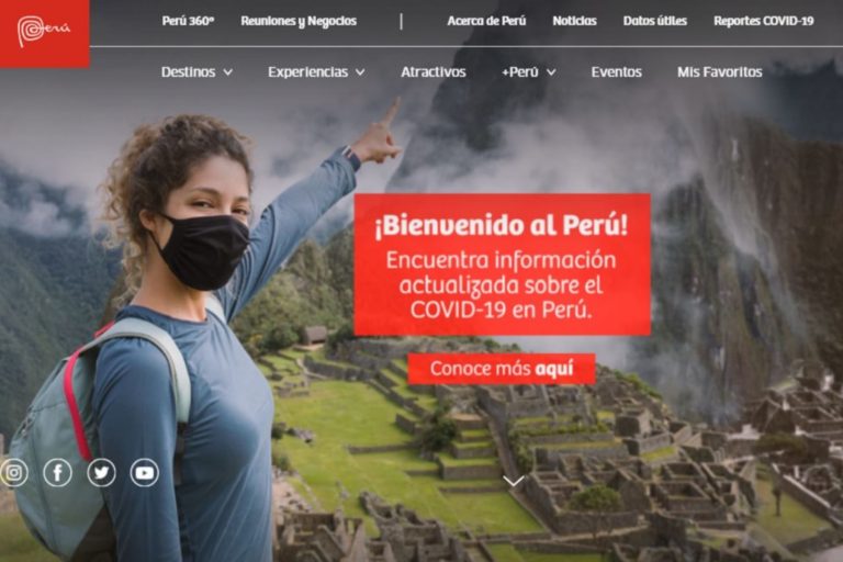 Peru.travel fue elegida como la mejor página web de turismo del mundo