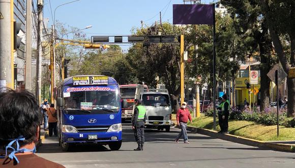 Hay sobreoferta en el transporte público de Arequipa