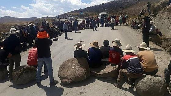 Comunidades de Chumbivilcas dan tregua y liberan el corredor minero hasta el 30 de diciembre