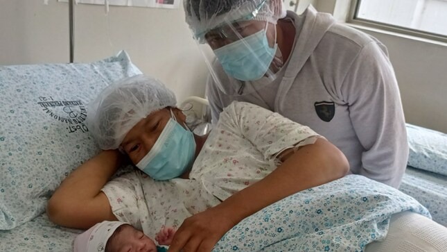 Ayla Shantal, la primera bebé que nació en Navidad en el Instituto Materno Perinatal