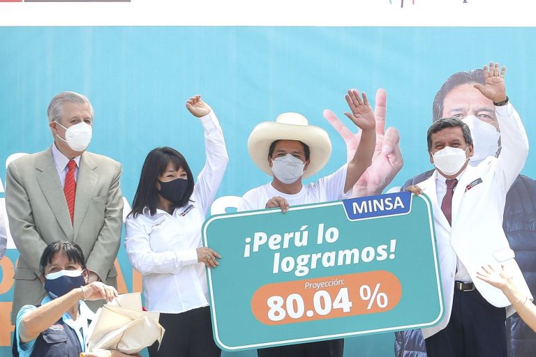Presidente Castillo: Mayor logro del Gobierno es la vacunación contra la COVID-19
