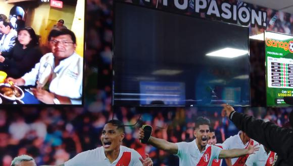 Hincha rompió un televisor en local de apuestas tras celebrar gol contra Colombia