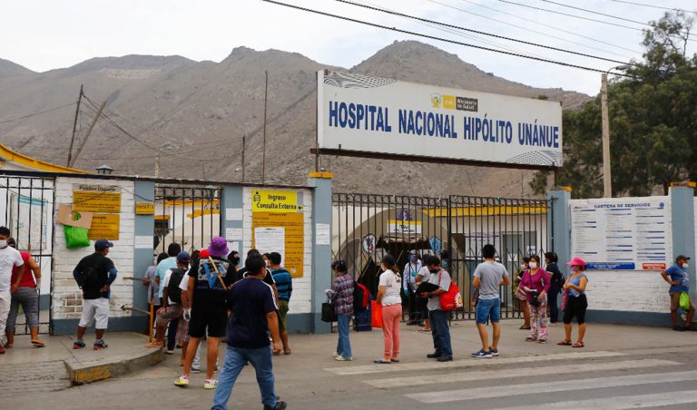 187 trabajadores del Hospital Hipólito Unanue contrajeron COVID-19
