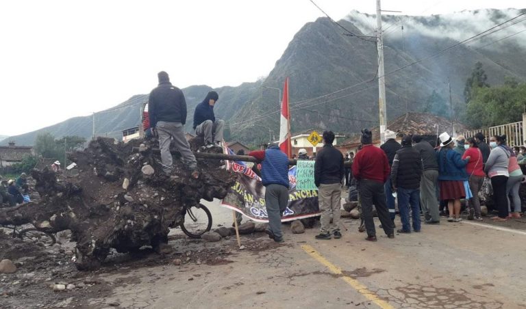 Paro agrario: Manifestantes impiden el paso de ayuda humanitaria a Machu Picchu