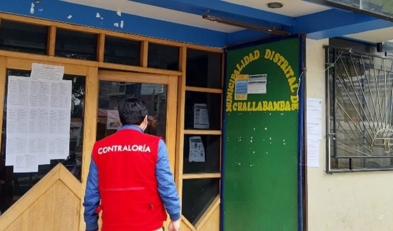 Contraloría detecta trabajadores ‘fantasma’ en municipio de Challabamba