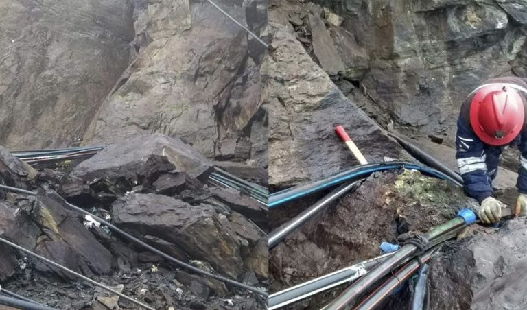 Grupo de mineros se salvaron de morir tras desprendimiento de rocas en La Rinconada