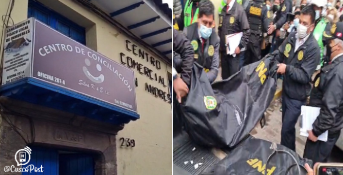 Hallan cadáveres de abogado y mujer en un centro comercial de Cusco