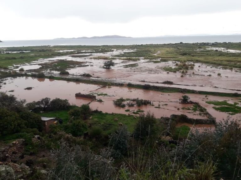 Autoridades inician acciones de respuesta por inundación en 3 distritos de Puno