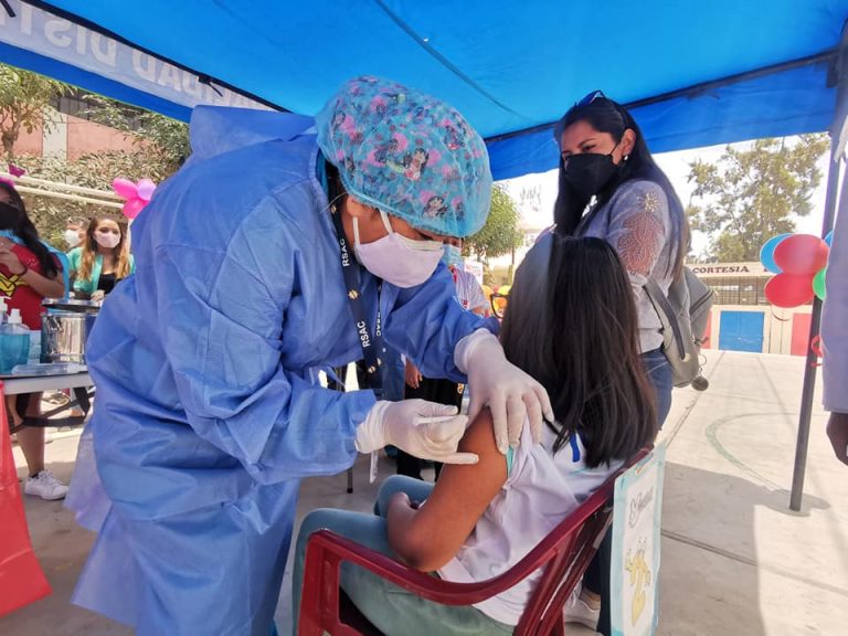 Arequipa: Solo el 31.13 % de niños de 5 a 11 años recibieron la primera dosis