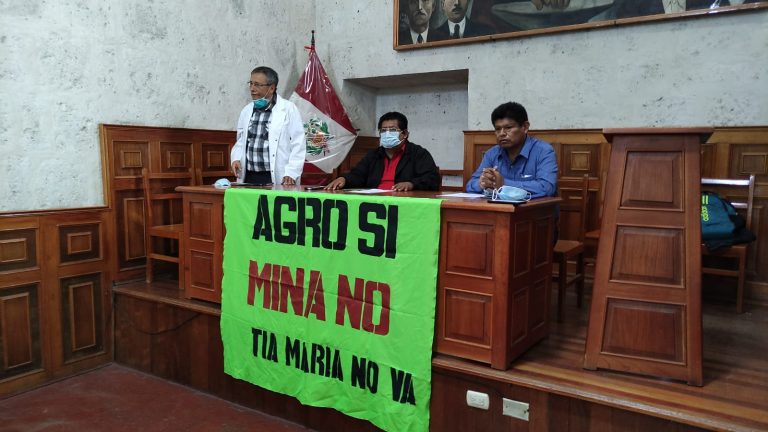 Dirigentes sentenciados por protestas contra Tía María: Voceros del valle de Tambo solicitan al presidente el indulto por tratarse de ‘luchadores sociales’