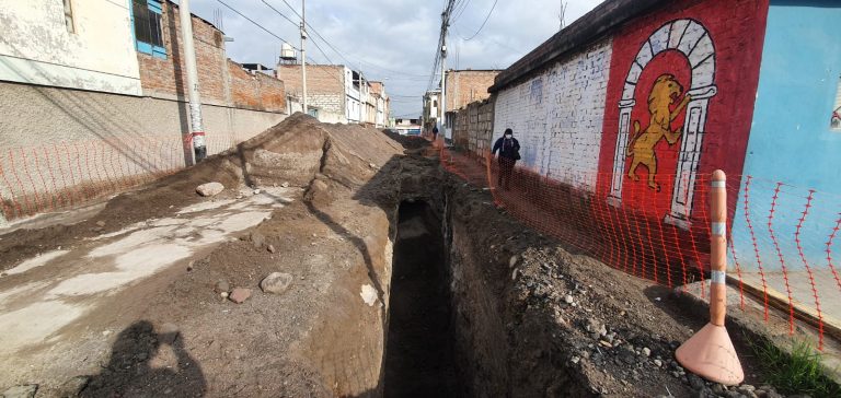 Miraflores: Obras de alcantarillado en la calle José Carlos Mariátegui están paralizadas desde el año pasado