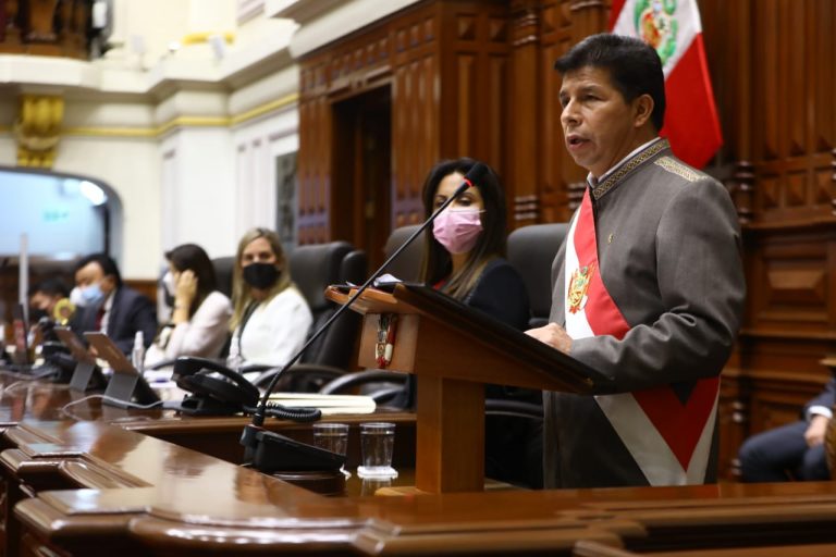 Pedro Castillo al Congreso: “Conversemos y agendemos los temas urgentes del país”