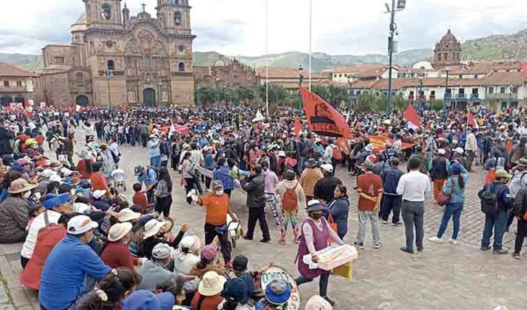 Cusco: Gremios anuncian movilización por el incremento del costo de vida