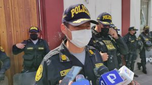 PNP ofrece resguardo policial en manifestación del Sindicato de Construcción Civil.