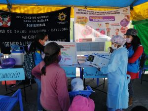 Padres son orientados en prevención de la anemia infantil