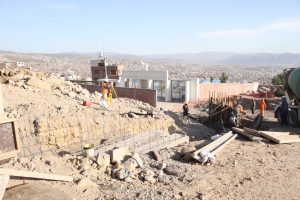 obra pública en el cementerio El Ángel de Mariano Melgar