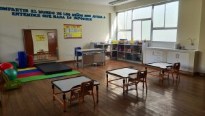 aula de colegio vacía