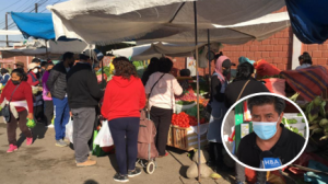 Presidente del mercado, Cristóbal Huallapa, exige la reubicación de ambulantes