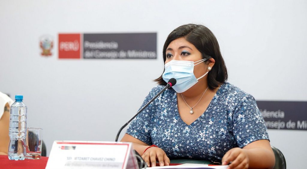 Betssy Chávez, ministra de Trabajo y Promoción del Empleo