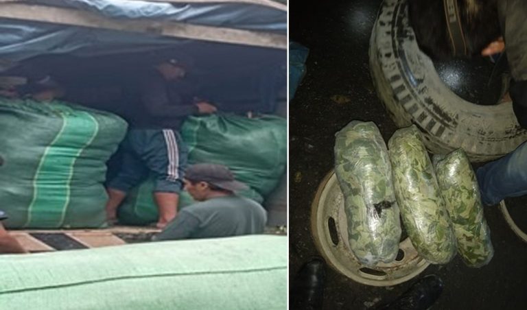 Quispicanchi: Policías incauta una tonelada y media de hoja de coca ilegal