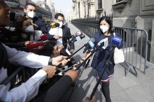 Fiscal Luz Taquire llega a PCM para tomar declaración del premier Aníbal Torres