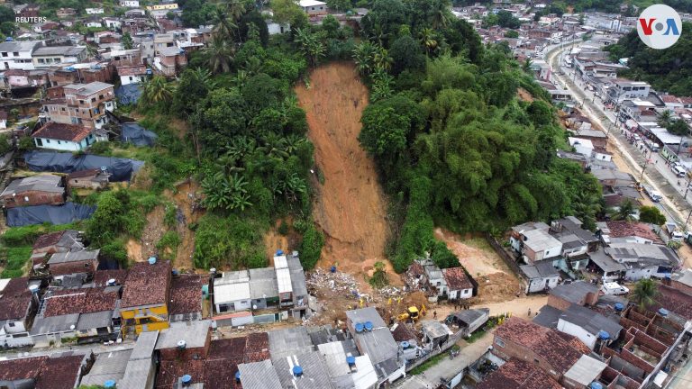 Fuertes lluvias dejan 91 muertos y 26 desaparecidos en Brasil
