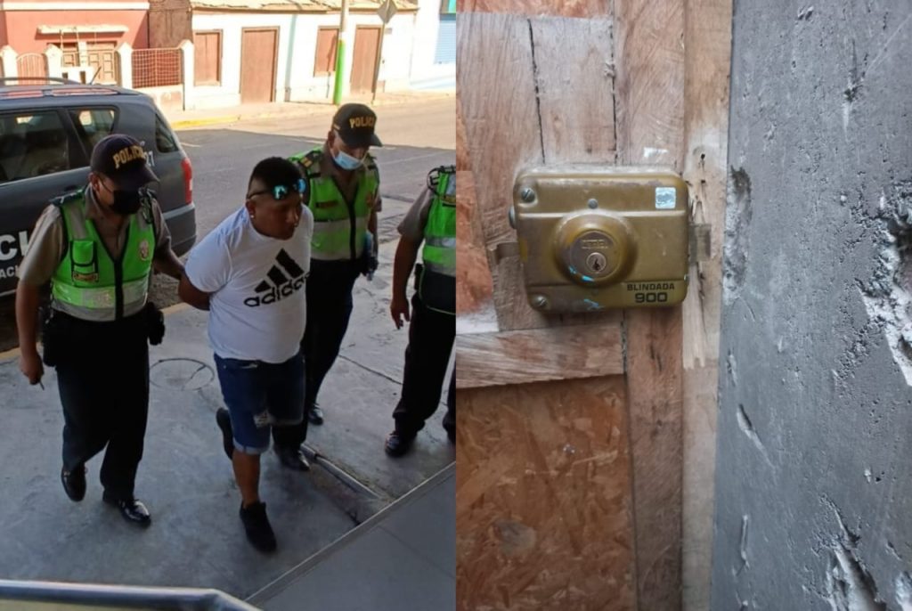 Sujeto intervenido por robo a vivienda en Cocachacra