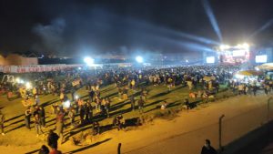 Serenata por el aniversario de Cerro Colorado.