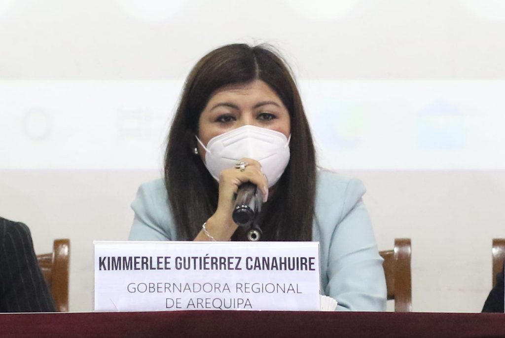 Kimeerlee Gutierrez, gobernadora de Arequipa