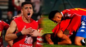 Paolo Hurtado, no contuvo las lagrimas en emotiva celebración de su gol con Unión Española