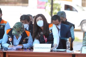 Gobernadora Regional se pronuncia sobre la participación ciudadana en el simulacro nacional