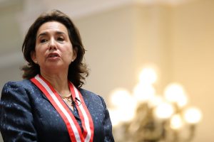 Presidenta del Poder Judicial, Elvia Barrios