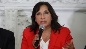 Ministra de Desarrollo e Inclusión social, Dina Boluarte