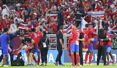 Foto: AFP - Costa Rica, la última selección en clasificar a Qatar.