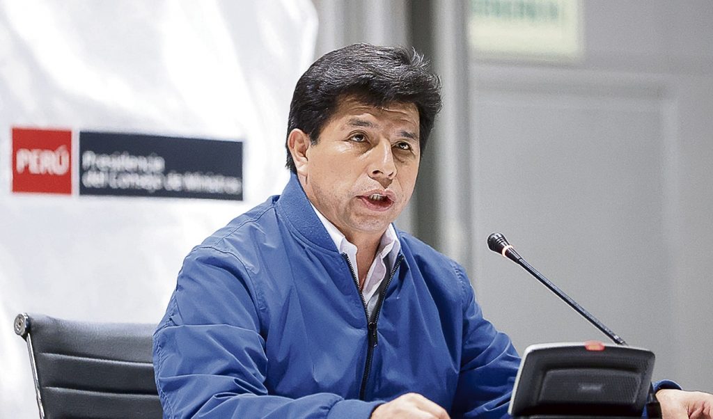 Expresidente Pedro Castillo. Foto: PCM
