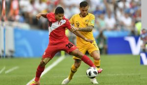 Foto: Reuters - Perú y Australia se enfrentaron en Rusia 2018.