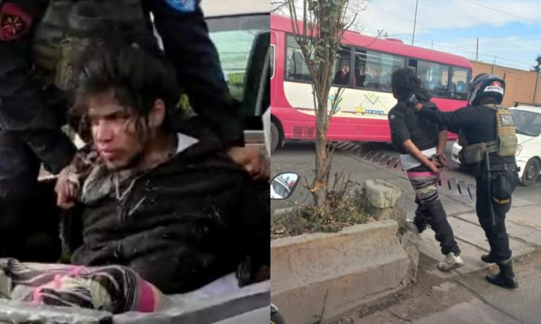 Sujeto armado intentó asaltar a pasajeros de unidad de transporte público