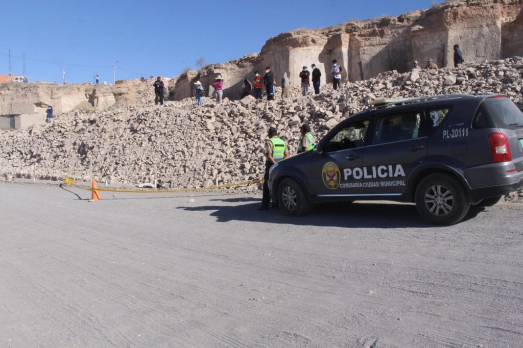 Hallan cadáver de mujer en la quebrada de Añashuayco en el distrito de Cerro Colorado