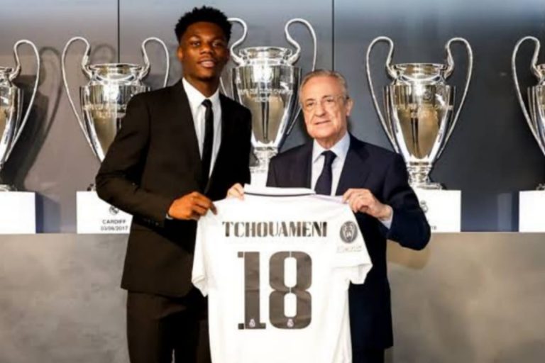 Tchouaméni, fue presentado oficialmente por el Real Madrid