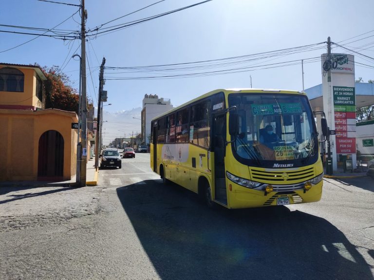 Cayma: Alcalde solicitará a la MPA facultades en el transporte público