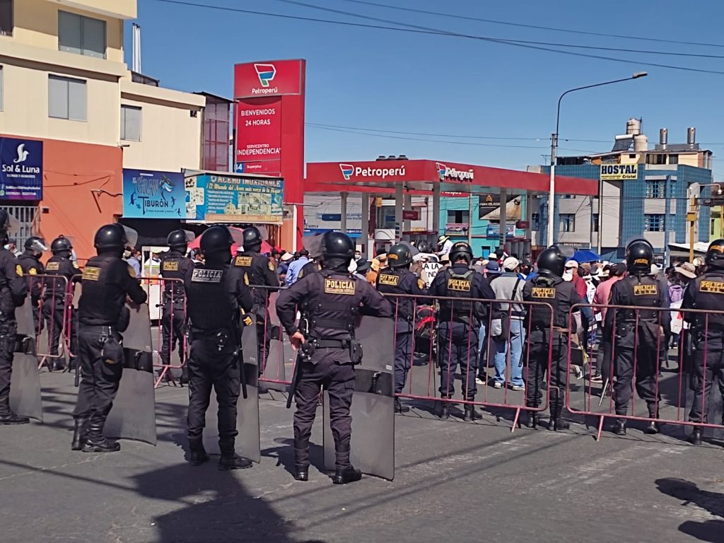 Manifestaciones en Av. Independencia