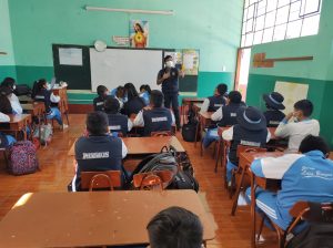 La Fiscalía priorizó treinta instituciones educativas de la Ugel Sur para recibir charlas sobre prevención de violencia.