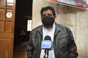 El secretario general de la FDTA expuso las peticiones de las distintas organizaciones sociales que se movilizaron el día de hoy.