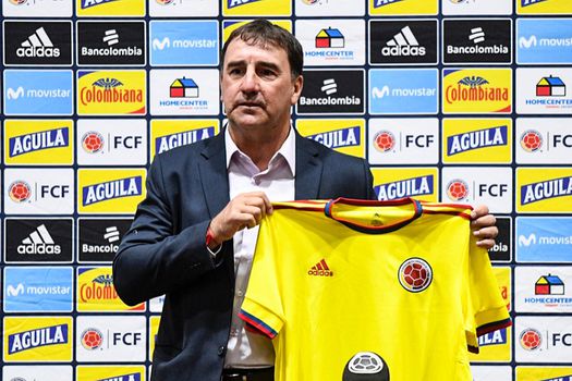 Foto: Federación Colombiana de Fútbol - Néstor Lorenzo presentado como nuevo DT de Colombia.