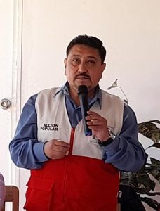 Candidato Edwin Martínez Concha da a conocer su plan de trabajo
